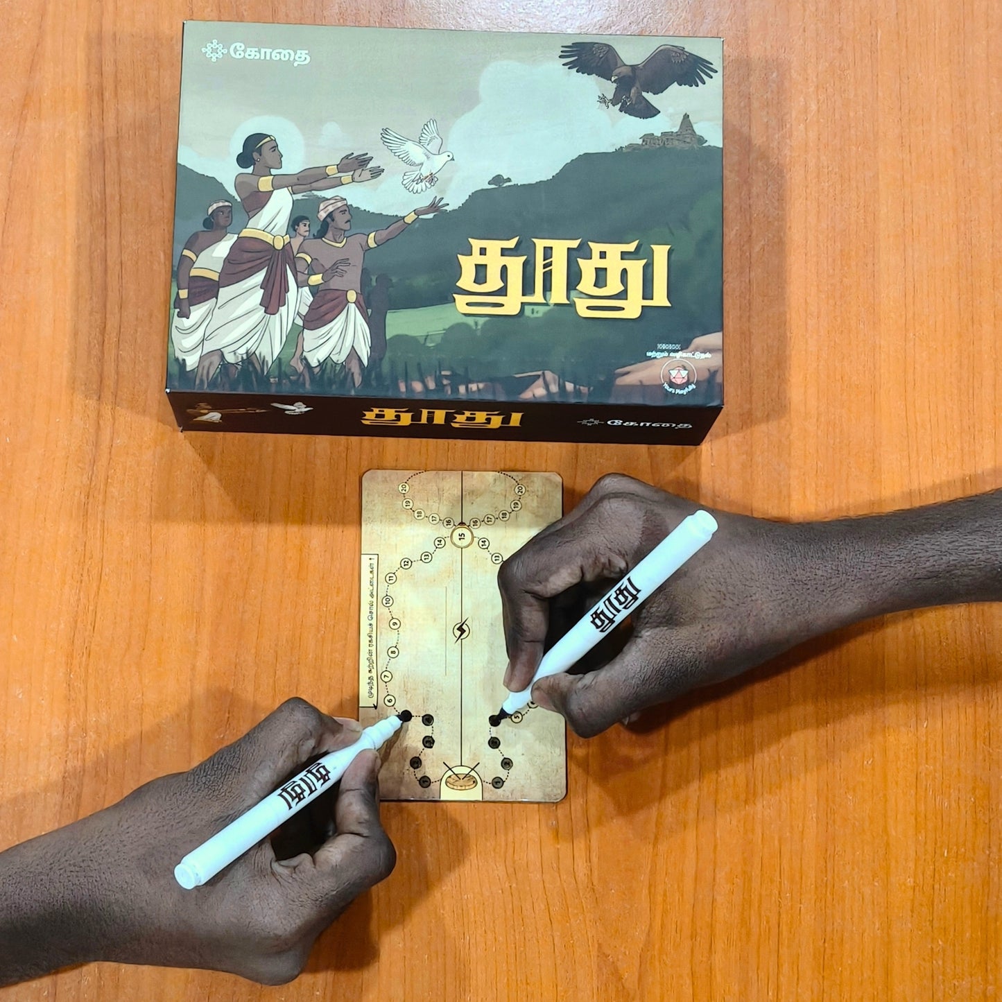 Thoodhu the Boardgame - Learning Tamil through Play