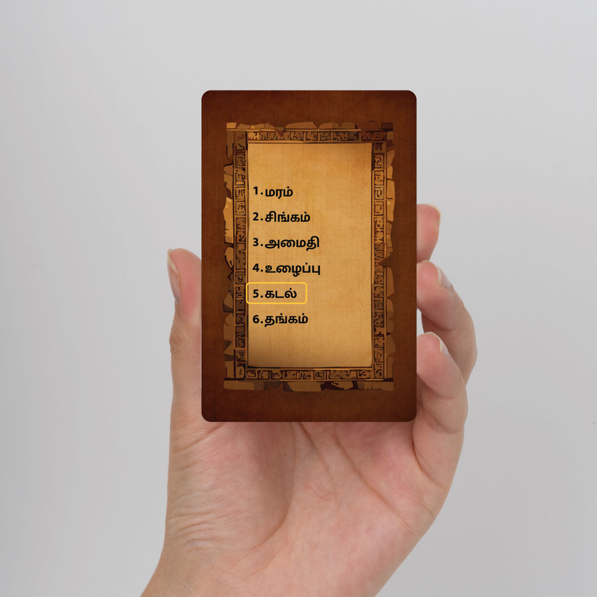 Thoodhu the Boardgame - Learning Tamil through Play